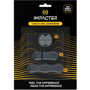 Tennis Racket Dampener - 3 Multi-Feel Shock Absorber Tennis - They Never Fly Off - Tennis String Vibration and Shock Dampener - High-Density Modified Silicone to Reduce Extra Vibrations