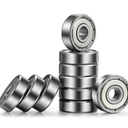 Donepart 608ZZ Bearings 10 Pack, 8x22x7mm Double Metal Shielded Ball Bearings ABEC3 C3, for Skateboard, Longboard, Roller Skate, Inline Skates, Scooter, Fidget Spinner
