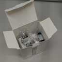 BESTTEN 2 Pack Combination Wall Light Switch and Decor Outlet, Single Pole Rocker Switch, 15A/120V, Decorative Receptacle, 15A/125V, Combo Style, Wallplate Included, Side Wire, UL Listed, White