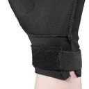 OTC Resting Splint Glove, 5 Finger Semi-Rigid Splints, Open Tips, Black, Left Hand, Large