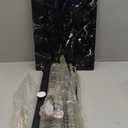 Freestanding Coat Racks with Marble Base Heavy Duty Clothes Rack Stand for Entryway, Bedroom, Living Room, Boutiques-15.7''L, BLACK