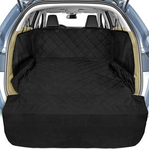 Veckle SUV Cargo Liner for Dogs - Universal Fit Trunk Cover for Dogs Water Resistant Nonslip with Side Flaps, Cargo Liner for SUVs, Sedans, Vans (Large, Black, 93"x 54")