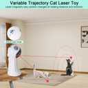 TBTeek Cat Toy, Automatic Motion-Activated, 5 Fun Patterns, 4 Speed Modes, Adjustable Light Angles, Random Rotating Trajectory, Rechargeable