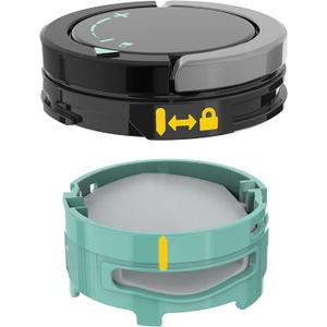 Shark Odor Neutralizer Technology 2-Pack Replacement Cartridges, Compatible with Shark Air Purifiers, Uprights, Corded & Cordless Sticks, Robot Vacuums, Guards Against Bad Odors, Teal, 1541FC3000