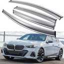 Wind Deflectors Rain Guards Compatible with BMW 5 Series Sedan 530i 540i 550e 2024 2025, Sun Shield Window Visors, Tape-On 4 pcs