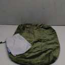 Ultralight Inflatable Camping Pillow for Sleeping  Soft Velvet Cover, Compact & Portable, Ergonomic Neck Support, Machine Washable Air Pillow, Perfect for Travel, Hiking, Backpacking  Green