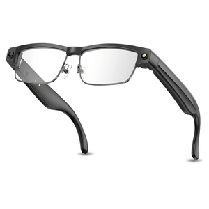 Smart Bluetooth Glasses with HD Camera –1080P Video Recording, AI Voice, Chatgpt, OpenEar Audio, Music,Call, ANC Mic,Fashion Smart Sunglasses with Outdoor UV Protection,Wifi,Translation for Men Women