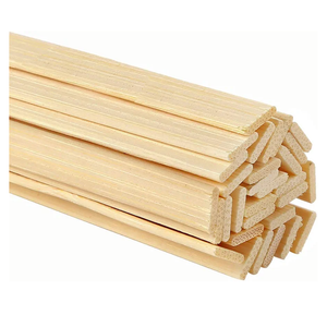 Pllieay 60 Pieces Wooden Sticks for Crafts, Bamboo Sticks Wooden Craft Sticks Extra Long Sticks for Crafting (15.75 Inches Length × 0.35 Inches Width)