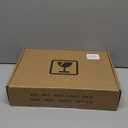 FRUMENSHIP 8x11 Wooden Picture Frame Set of 2, Display Pictures 6x10 with Mat or 8x11 Without Mat, Horizontal or Vertical Desktop Decor, Solid Wood Photo Frame (Black Walnut Color)