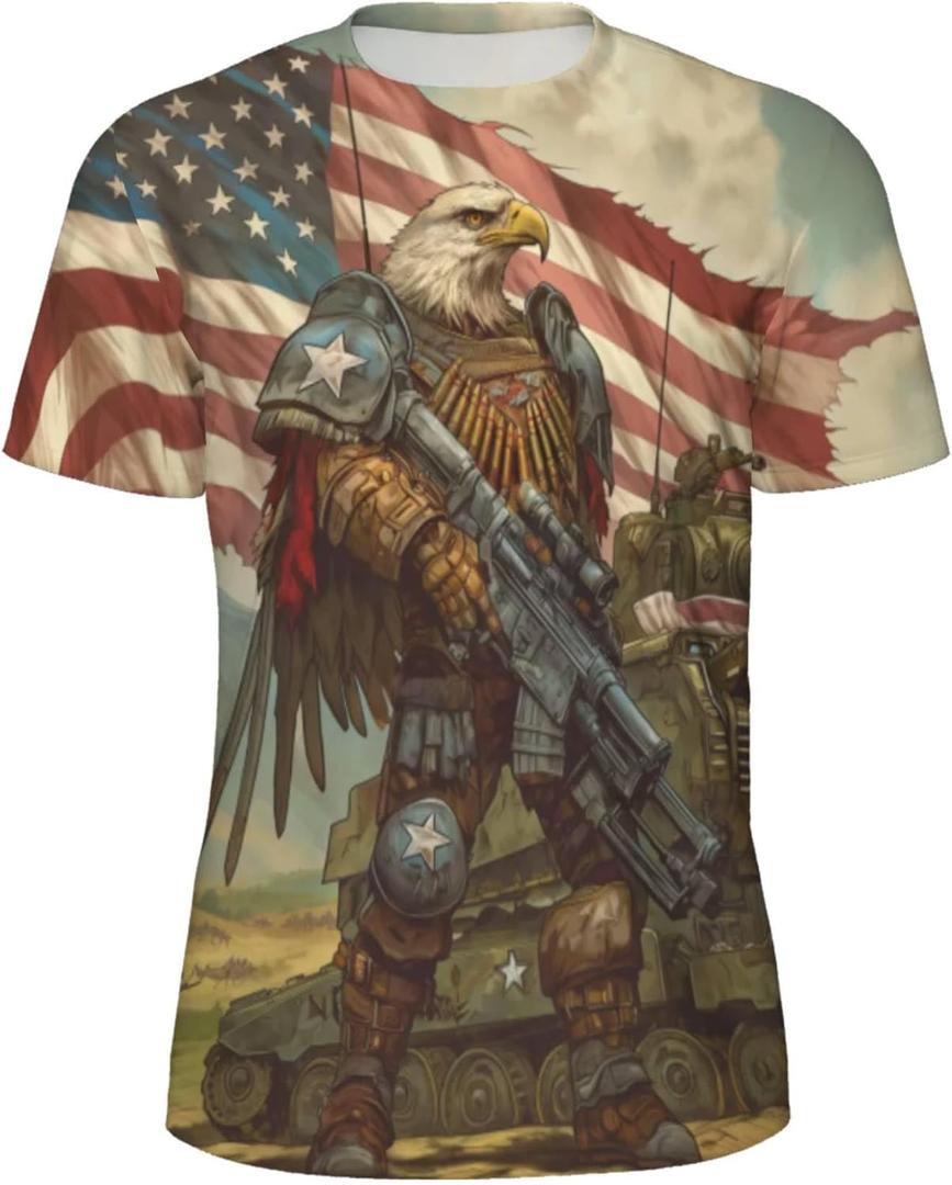 3D Pattern Print T-Shirt for Design Breathable Cool Lightweight Flexible Easy to Match Diverse and Stylish Apparel