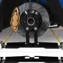 Upgraded Heavy-Duty Steel Wheel Alignment Tool Kit, Collapsible Toe Alignment Tool Plates for Car/Trucks/SUVs, Enhanced Compatibility 2 Tool Plate, 2 Tape Measures.