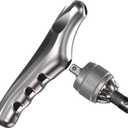 LABEAR 3 Position Adjustable Ratcheting Screwdriver, Ergonomic Grip, T Handle