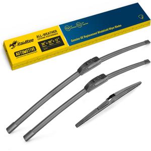 Oem Windshield Wipers Blades Replacement for Palisade,Discovery Sport,LEXUS GX460,Highlander Front & Rear Wipers for My Car,Automotive Replacement Windshield Wiper Blades 26"+20"+12-A (26 20 12-A Set of 3)