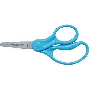 Westcott Kids Scissors, Pointed, Back to School, Classroom Supplies, 5-Inch, Color Varies, Pack of 1 (13131)