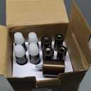 TONIAL Curtain Rods 2 pack, Telescoping Splicing 3/4 Drapery Rod 32 to 58 Inch(2.6 to 4.8 ft), Decorative Single Curtain Rods for Windows with Modern Cap Finial, Bronze