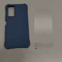 for Jitterbug Smart 4 Case/TCL 40XL/TCL 40T/TCL 505 Phone Case with Screen Protector,Frosted PC Back Front Soft Silicone Bumper Military Grade Protection Cover for Jitterbug 4/TCL 40 XL/TCL 40 T Blue