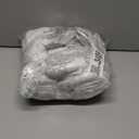 Hanes mens Double Tough Crew Socks, 12-Pair Pack fashion liner socks, White/ Grey Foot Bottom, 12-14 US