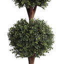 Lifelike 3Ft arfiticial Double Ball Topiary Tree Outdoor Faux Topiary Tree for Out Door Porch Decor