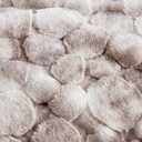 50x70 Inches Ultra-Soft Fuzzy Faux Fur Plush Throw Blanket - Thick, Warm Sherpa for Couch, Sofa, Bedroom, Camping - Decorative Blanket for Cozy Warmth,680 GSM Cloud Brown Tie Dye