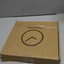 Modern Wall Clock, 10 Inch Digital Wall Clocks Battery Operated, Round Non Ticking Silent Analog Clock for Bedroom Living Room Kitchen Office Gym Classroom Decor, Gold Green Battery Clock