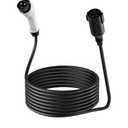 J1772 EV Charger Extension Cable，21FT 32A Extension Cord for 110V-240V J1772 Level 1 and Level 2 Chargers Compatible with Ford GM BMW Cadillac Mercedes Audi Electric Vehicles