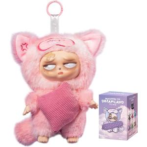 CALEMBOU Plush Blind Box, Cute Grumpipi Whispers to Dreamland Series Soft Stuffed Keychain, Kawaii Mystery Vinyl Bag Charms Collectible for Birthday Christmas