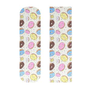 ZUEXT 9" x 33" Skateboard Grip Tape, 2Pack Donut Waterproof Longboard Grip Tape, Bubble Free Non Slip Scooter Griptape for Rollerboard Stairs Pedal Wheelchair Step (23x84cm)