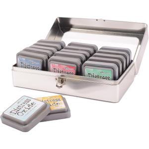 Tim Holtz - Ranger DISTRESS INK PAD TIN, Grey (1 Count (Pack of 1))