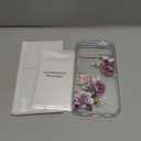 GVIEWIN for Google Pixel 10 Case/Pixel 10 Pro Case with Screen Protector, [Military Grade Drop Protection] Non Yellowing Clear Floral Slim Phone Cover for Women 2025 6.3" (Cherry Blossoms/Purple)