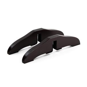 WELLAND Support Feet for 360 Degree Configurable Gate Collection, Espresso, A Pair