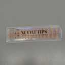 BTArtboxnails XCOATTIPS Press on Nails - Tip Press on Nails, Fake Nails Short Almond Nail Tips, Skin Tones Soft Gel Material Acrylic False Nails Gift for DIY at Home