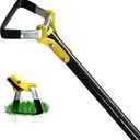 BsBsBest Scuffle Hoe Garden Tool, Stirrup Loop Stirrup Hoe with 72 Inch Adjustable Long Hand, Great for Weeds in Backyard,Vegetable Garden