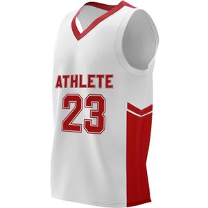 Men's Basketball Jersey, Breathable, Lightweight, Moisture-Wicking Sports Shirt for Training, Game Day, Quick-Dry Athletic Wear (US, Alpha, XX-Large, Regular, Regular, White)