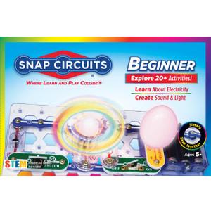 Snap Circuits Beginner, Electronics Exploration Kit, Stem Kit for Ages 5-9 (SCB-20)