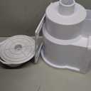 JED Pool Tools 45-400 Thru-The-Wall Skimmer & Complete Accessory Kit, White (Square-Mouth)