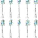MRYUESG Replacement Toothbrush Heads for Philips Sonicare Replacement Heads, 10 Pack, Electric Tooth-Brush Head Compatible with Phillips, White-Blue