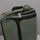 Lekebobor Travel Rolling Backpack, 18 inch Waterproof Bag with 360 Wheels for 15.6" Laptop, Convertible Airline Approved Travel Back Pack for Men & Women, Business, Commuter (Green)