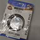 Honmein 2 Pcs Sink Strainer for Most Kitchen Sink Drain Basket, Upgraded Double-Layer Safe Design Kitchen Sink Strainer (Outer Diameter 4.5 Inch)