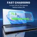 65W Lenovo Laptop Charger 20V 3.25A Round Tip 4.0x1.7mm Replacement Power Adapter for Home Office & Travel Backup, Compatible with IdeaPad 1 3 5, Flex, Chromebook (Not for USB-C)
