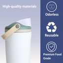 Replacement Lid for Owala FreeSip Sway - Fits 30oz Water Bottles, Leakproof Cap, BPA-Free Water Bottle Accessory for Owala FreeSip Sway (Eucalyptus)