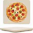 Onlyfire 14"x16" Rectangular Pizza Stone for Oven, BBQ & Grill Heavy Duty Cordierite Baking Stone with Exclusive Bottom Heat Spiral for Crispy Crust, Thermal Shock Resistant Large Bread Bake Stone