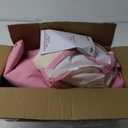 Besrey Kids Tent, Kids Play Tent 2 in 1 with Padded Mat and Lights, Large Playhouse with 2 Doors & 4 Windows, Indoor & Outdoor, Christmas Toddler Playhouse, 51" x35" x 51" (Pink)