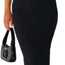 Women's Sexy V Neck Spaghetti Strap Bodycon Maxi Dress Backless Mesh Cut Out Cocktail Long Formal Dresses, S