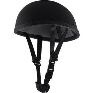 Motorcycle Half Helmet, DOT Approved Adult Men Women Retro Open Face Helmets, Helmet for Adults, Half Shell Helmet, Small