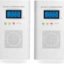 1 Pack Combination Gas & Carbon Monoxide Detectors - Plug in CO Alarm & Natural Gas Detector with Digital Display, CO Detector & Combustible Gas Detector for Home, Easy to Read