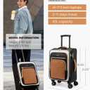 LOVEVOOK Carry On Luggage 22x14x9 Airline Approved,20 Inch Carry On Suitcases with Wheels,Softside Rolling Suitcase with TSA Lock for Women Men,Lightweight Travel luggage