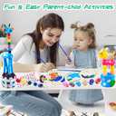 BEILUOYOO Wooden Painting Crafts for Kids - Art and Craft Kits for Kids 5-12 - Decorate & Build Your Own 3D Wood Animal Figures with Paint and Gem - Creative Activities Birthday Gifts for Girls Boys