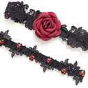 Women Wedding Bridal Legs Garter Set Bridal Garters Lace Belt with Toss Away JW20