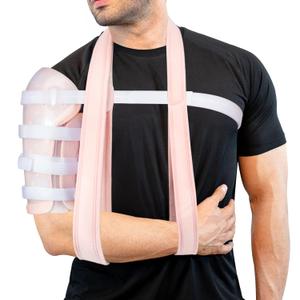 Sarmiento Brace - Humeral Shaft Fracture Splint Humeral Fracture Brace for Broken Upper Arm Shoulder Bicep Left/Right Arm Long-Bone Humerus Fracture for Men and Women (S)
