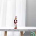 PRETYZOOM Nutcracker Christmas Decor Nutcracker Figurine 9.8" Wooden Soldier Christmas Wood Ornaments Table Decoration for Party